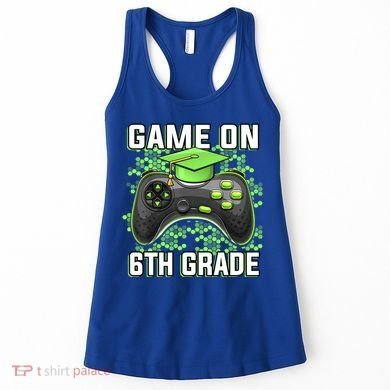 Back To School Game On 6Th Grade Funny Gamer Funny Gift Women's Tank Top
