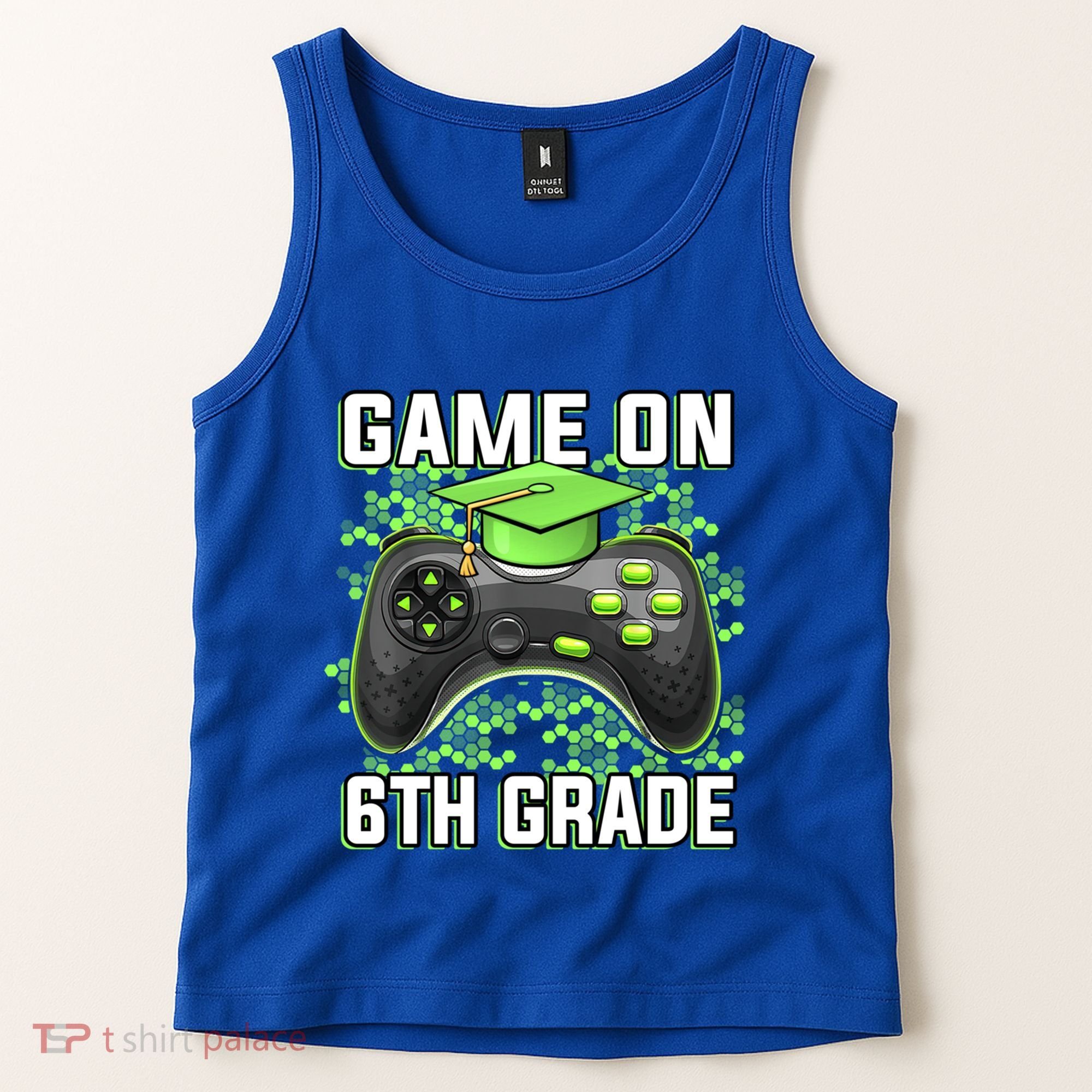Back To School Game On 6Th Grade Funny Gamer Funny Gift Tank Top