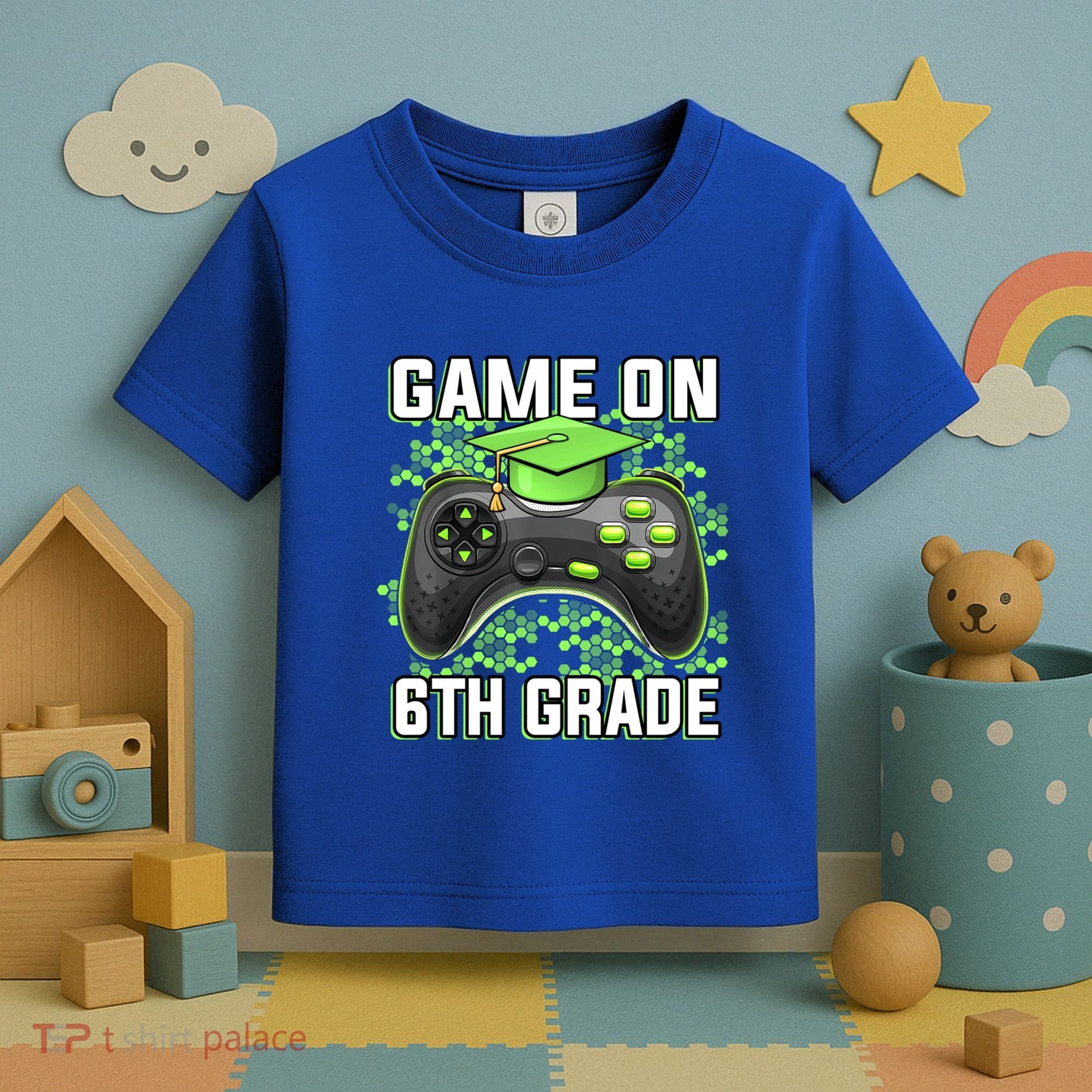 Back To School Game On 6Th Grade Funny Gamer Funny Gift Toddler T-Shirt