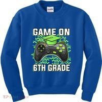 Back To School Game On 6Th Grade Funny Gamer Funny Gift Kids Sweatshirt thumb 0