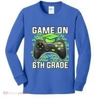 Back To School Game On 6Th Grade Funny Gamer Funny Gift Kids Long Sleeve Shirt thumb 0
