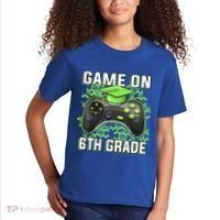 Back To School Game On 6Th Grade Funny Gamer Funny Gift Kids T-Shirt thumb 2
