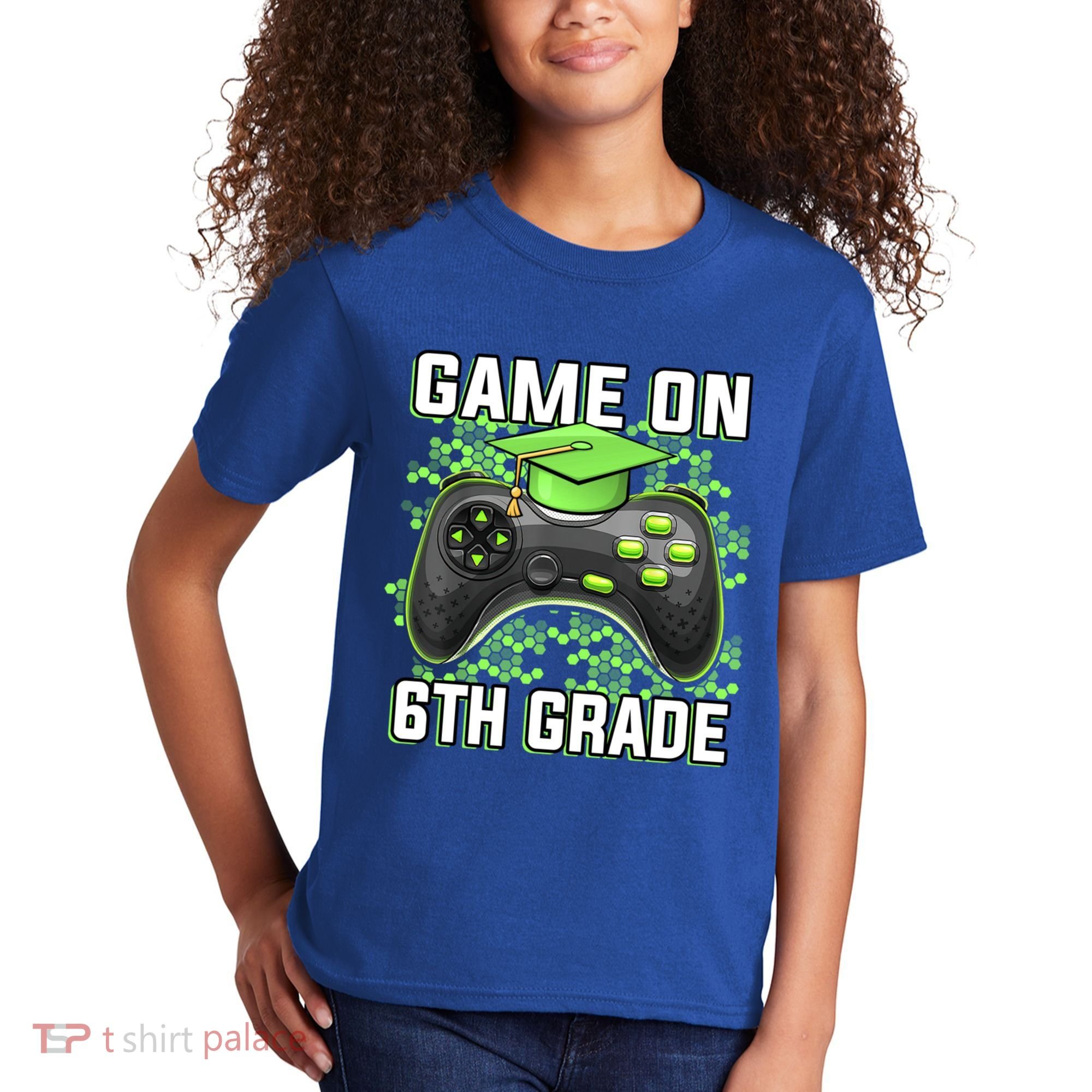 Back To School Game On 6Th Grade Funny Gamer Funny Gift Kids T-Shirt