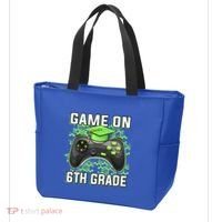 Back To School Game On 6Th Grade Funny Gamer Funny Gift Tote Bag thumb 3
