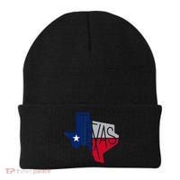 Beautiful Texas State Flag Star Silhouette Beanie thumb 0