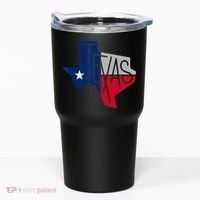Beautiful Texas State Flag Star Silhouette Tumbler thumb 0