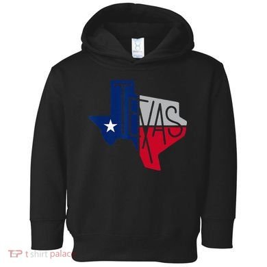 Beautiful Texas State Flag Star Silhouette Toddler Hoodie