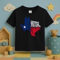 Beautiful Texas State Flag Star Silhouette Toddler T-Shirt thumb 3