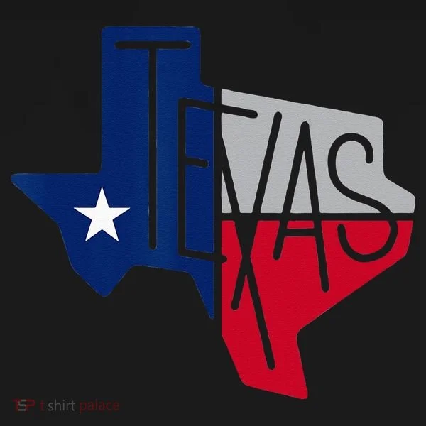 Beautiful Texas State Flag Star Silhouette Toddler T-Shirt