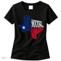 Beautiful Texas State Flag Star Silhouette Women's T-Shirt thumb 0