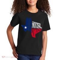 Beautiful Texas State Flag Star Silhouette Kids T-Shirt thumb 2