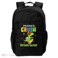 Back To School I'm Ready To Crush Second Grade Dinosaur Backpack thumb 0