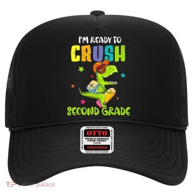 Back To School I'm Ready To Crush Second Grade Dinosaur Hat