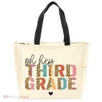 Back To School Oh Hey Third Grade First Day Teacher Student Tote Bag thumb 0