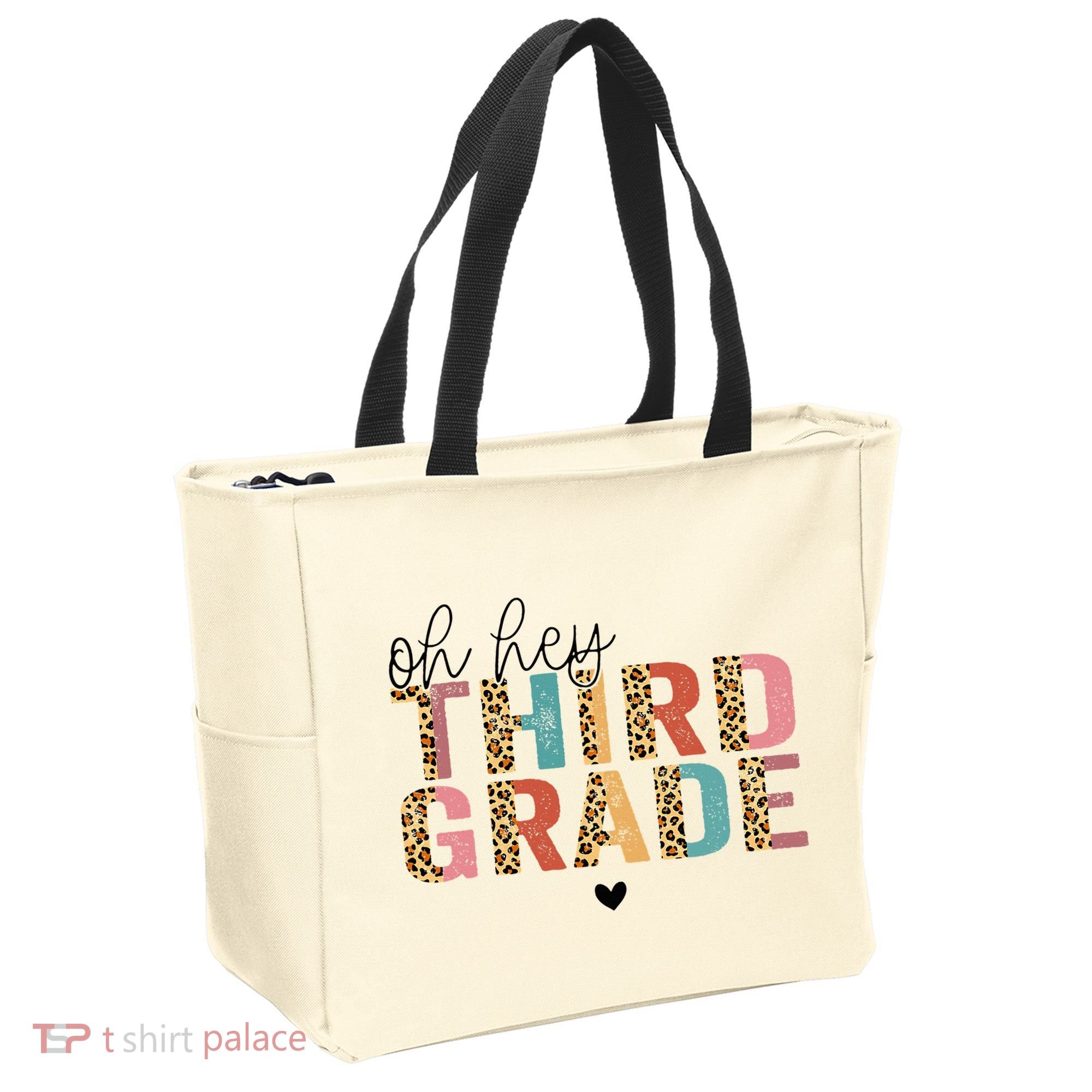 Back To School Oh Hey Third Grade First Day Teacher Student Tote Bag