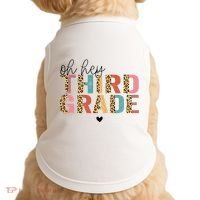 Back To School Oh Hey Third Grade First Day Teacher Student Doggie Tank thumb 0