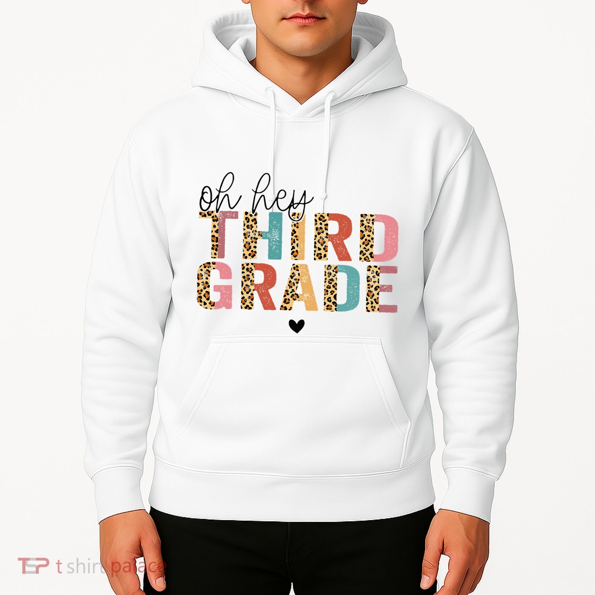 Back To School Oh Hey Third Grade First Day Teacher Student Hoodie