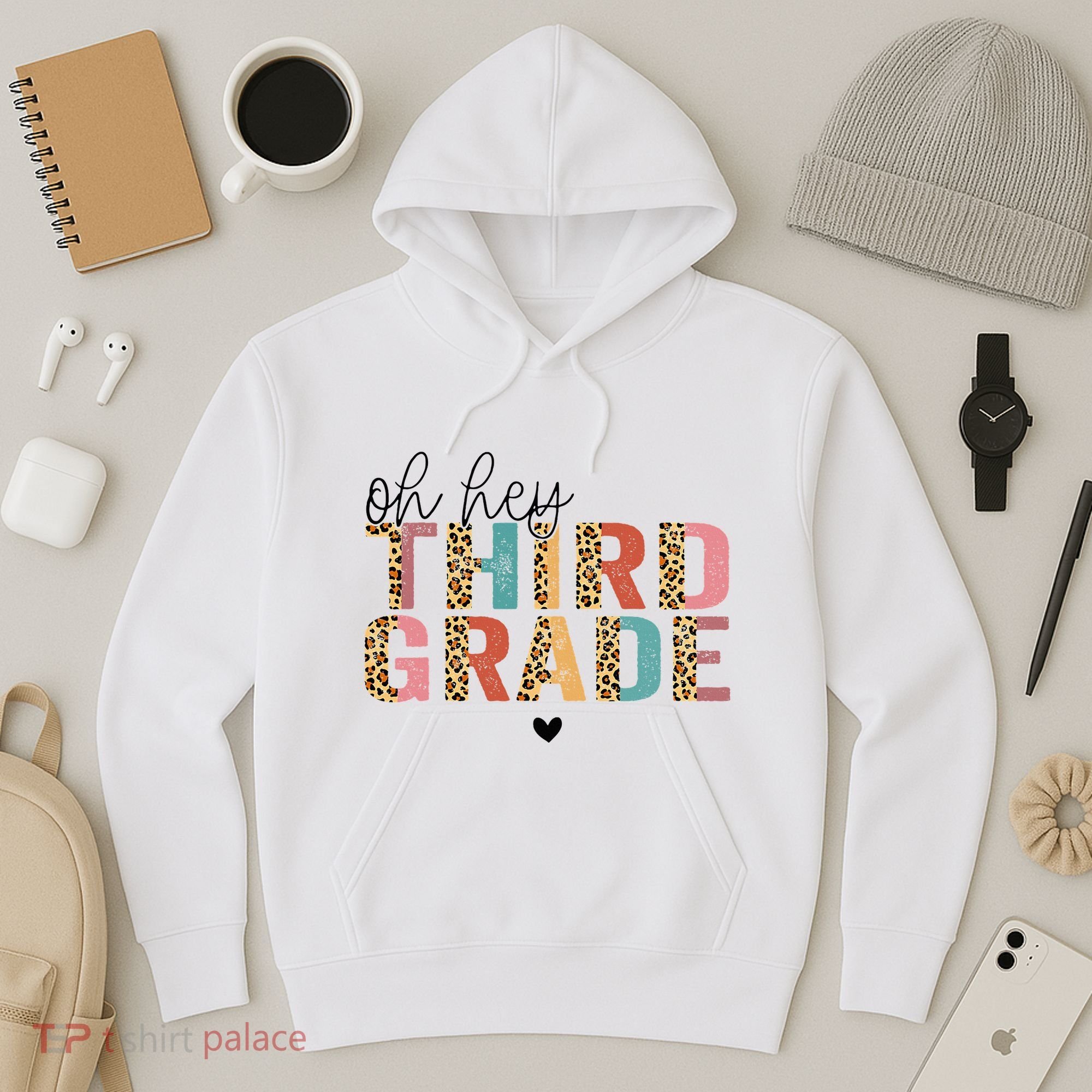 Back To School Oh Hey Third Grade First Day Teacher Student Hoodie