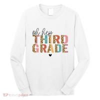 Back To School Oh Hey Third Grade First Day Teacher Student Long Sleeve Shirt thumb 0