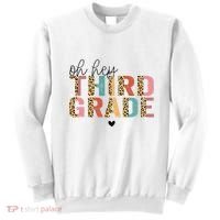 Back To School Oh Hey Third Grade First Day Teacher Student Sweatshirt thumb 0