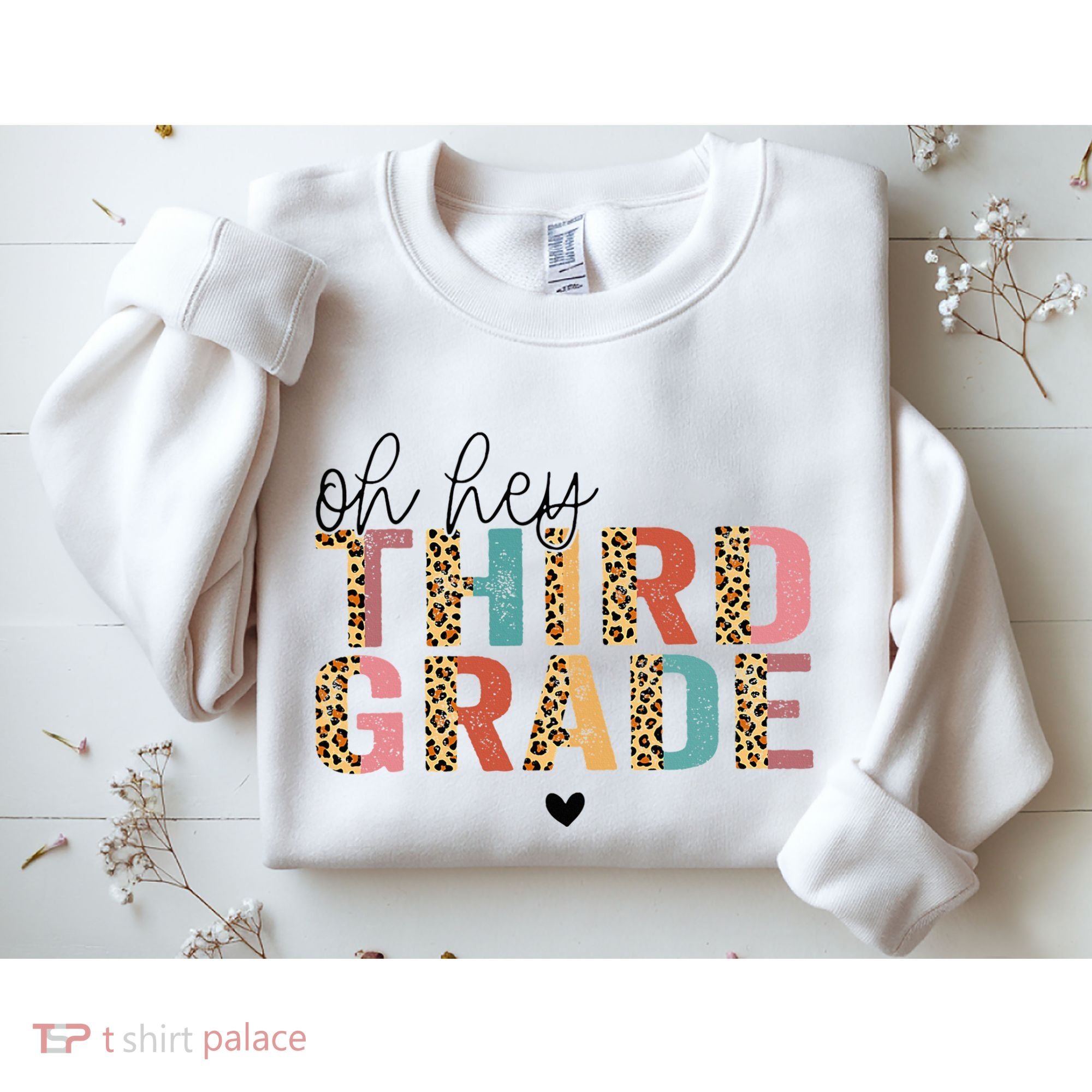 Back To School Oh Hey Third Grade First Day Teacher Student Sweatshirt