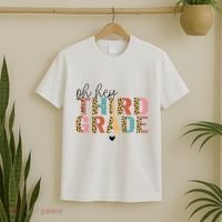 Back To School Oh Hey Third Grade First Day Teacher Student T-Shirt thumb 2