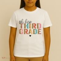 Back To School Oh Hey Third Grade First Day Teacher Student T-Shirt thumb 4