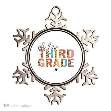 Back To School Oh Hey Third Grade First Day Teacher Student Ornament