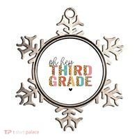 Back To School Oh Hey Third Grade First Day Teacher Student Ornament thumb 0