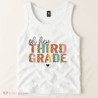 Back To School Oh Hey Third Grade First Day Teacher Student Tank Top thumb 2