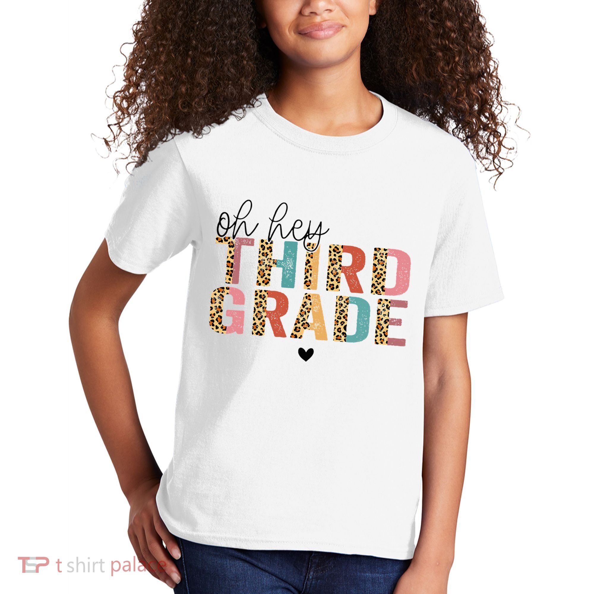Back To School Oh Hey Third Grade First Day Teacher Student Kids T-Shirt