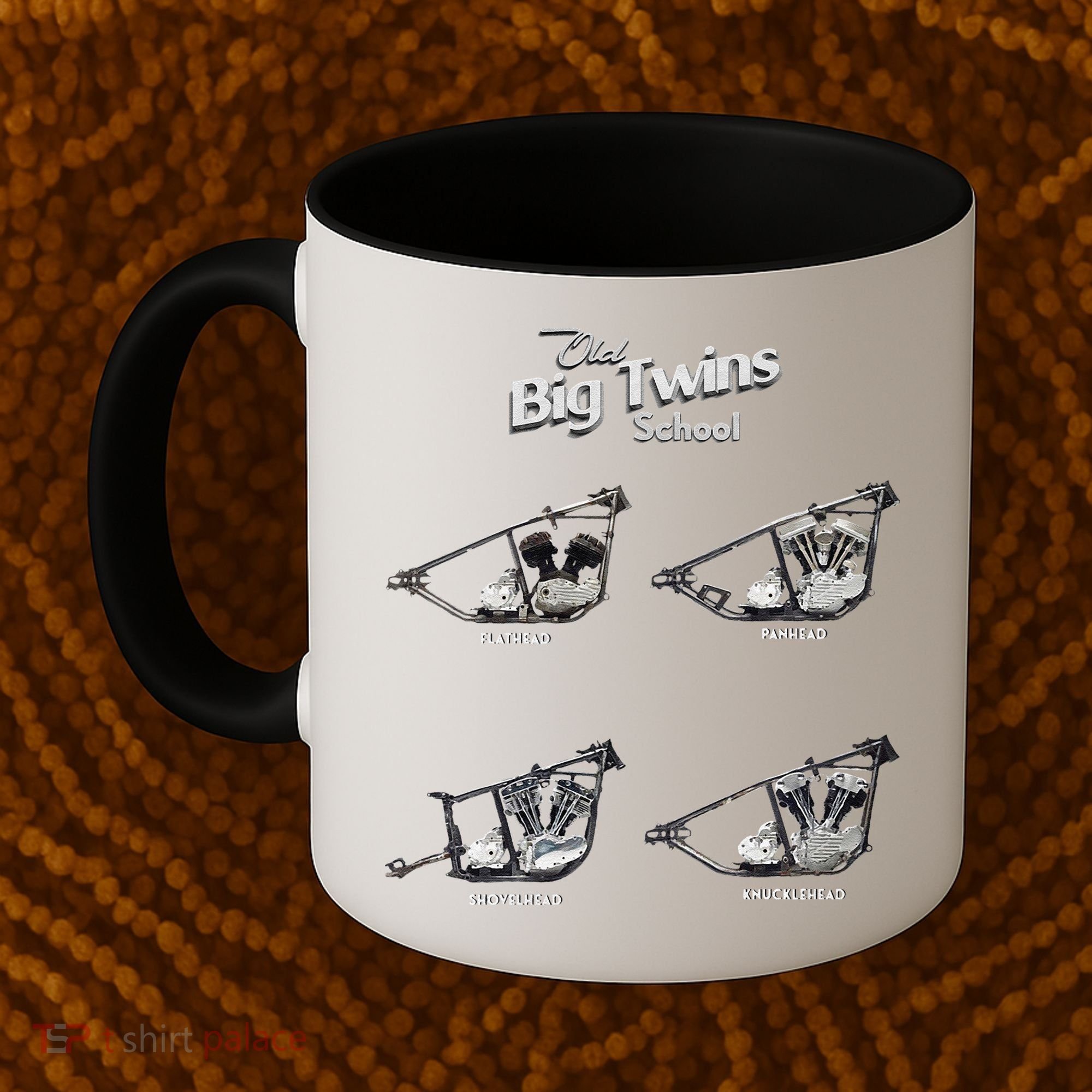 Big Twins Shovelhead Knucklehead Panhead Flathead Hd V Twin Premium Coffee Mug
