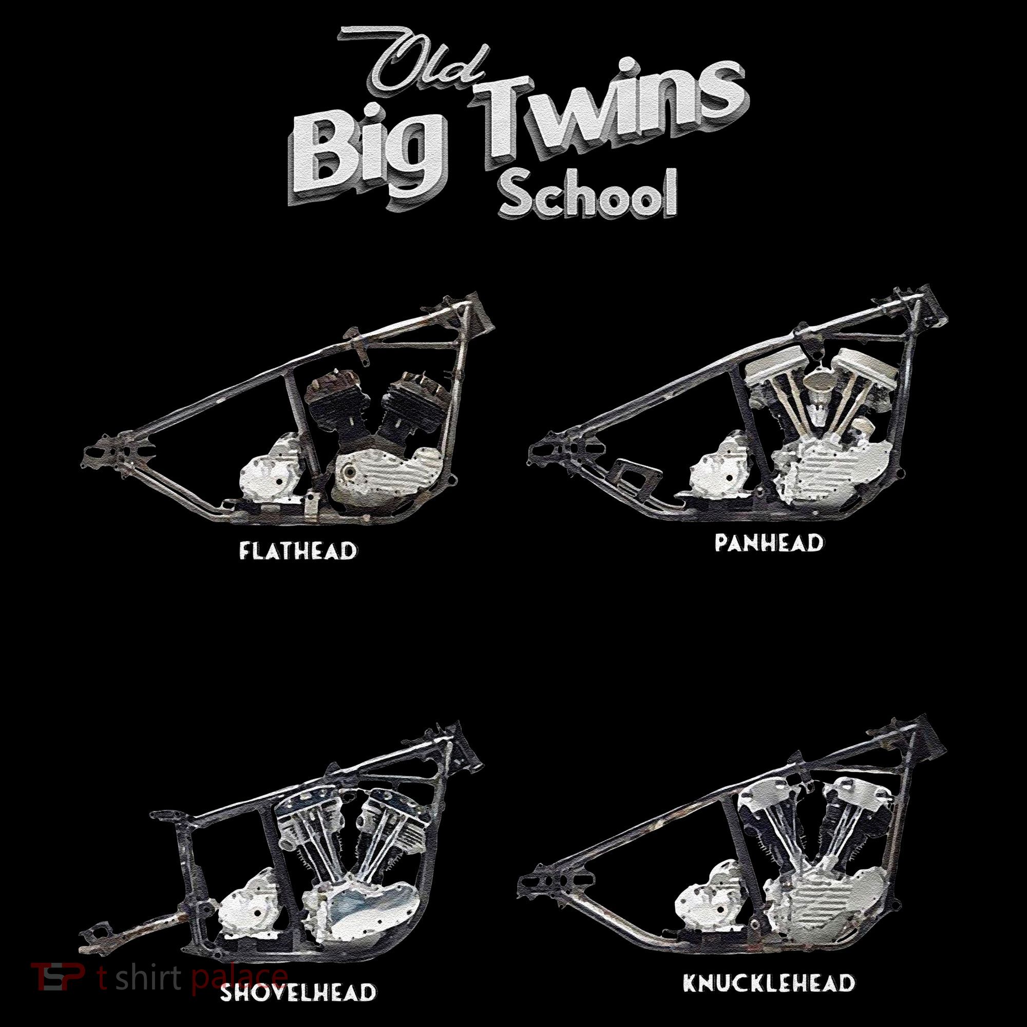 Big Twins Shovelhead Knucklehead Panhead Flathead Hd V Twin Premium Women's Hoodie