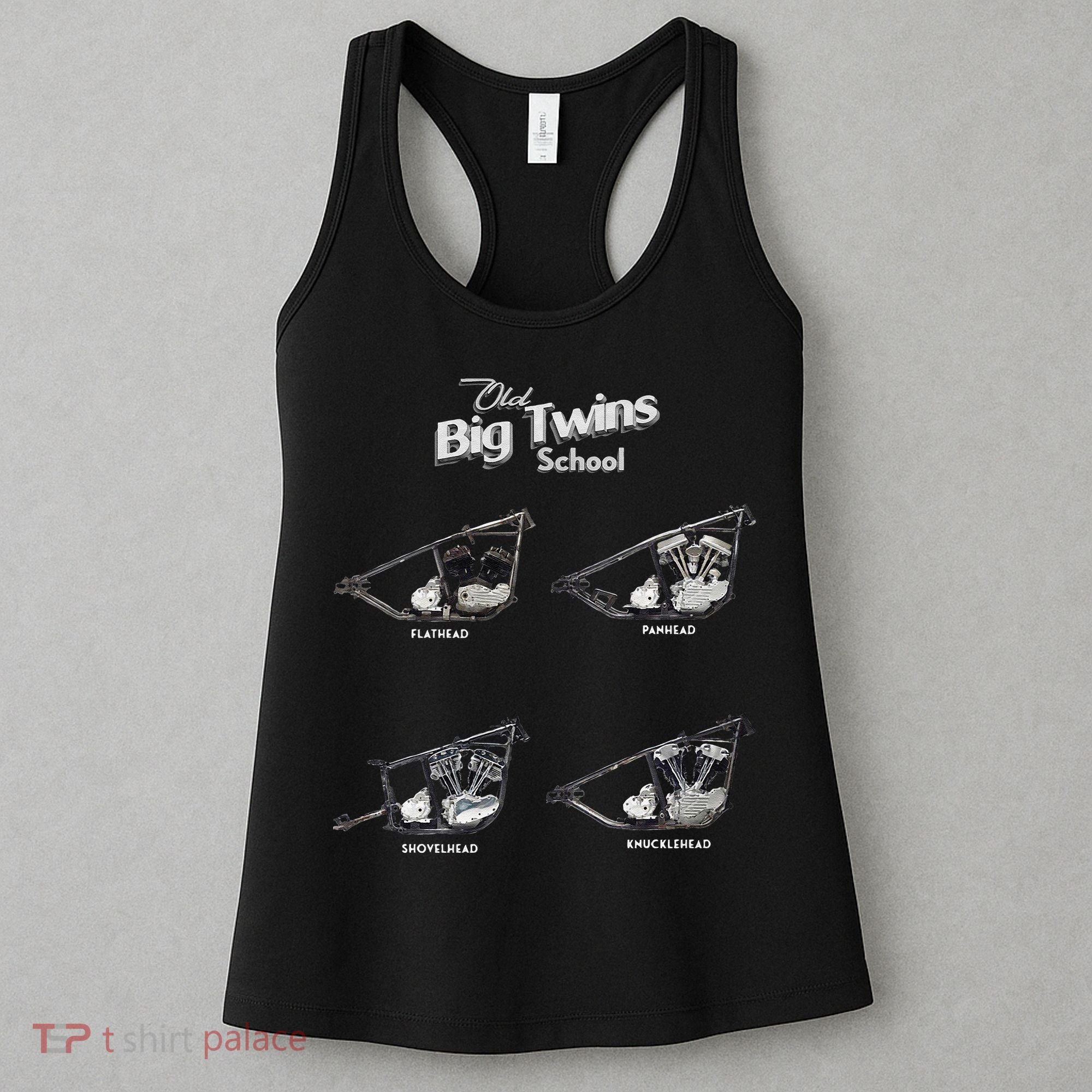 Big Twins Shovelhead Knucklehead Panhead Flathead Hd V Twin Premium Women's Tank Top
