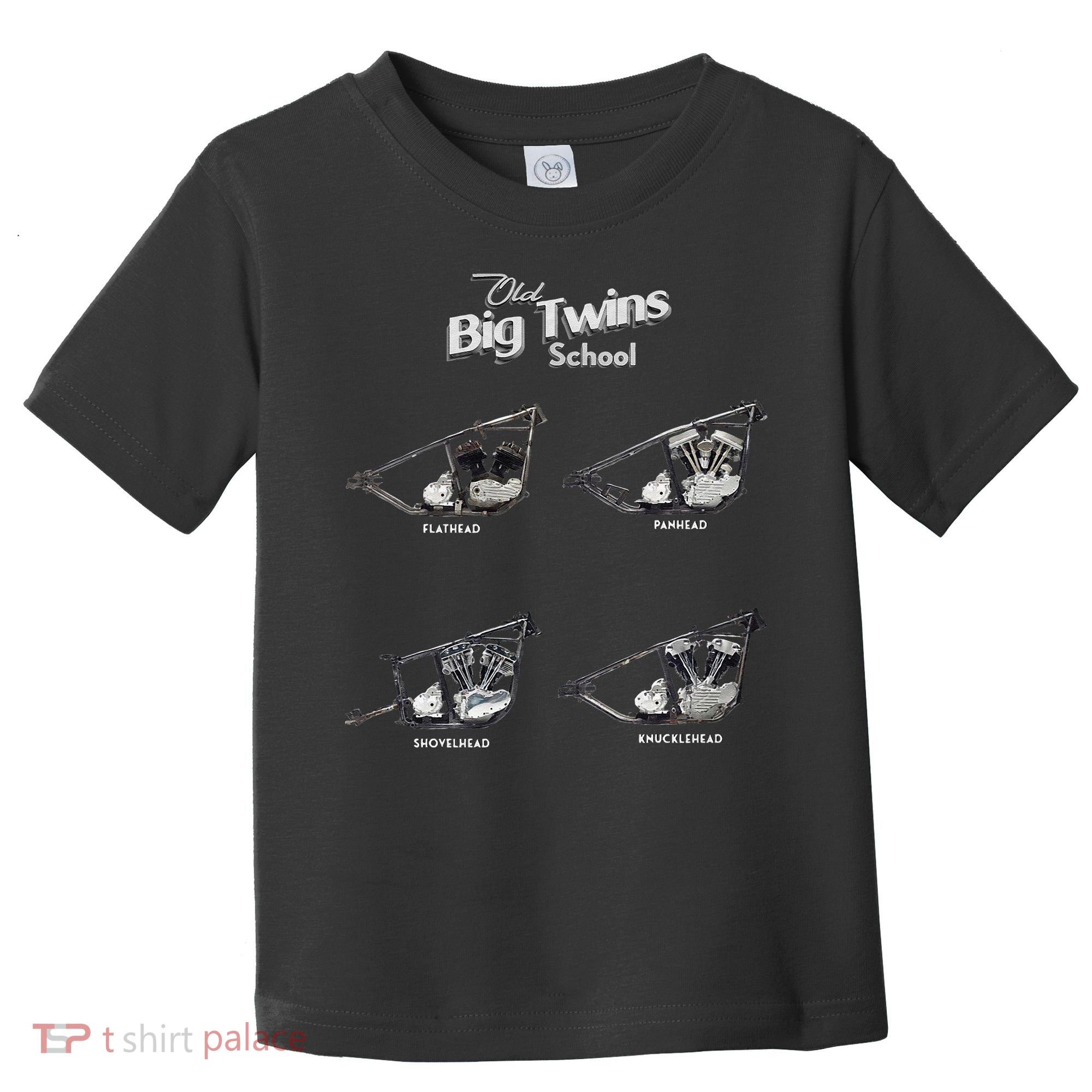 Big Twins Shovelhead Knucklehead Panhead Flathead Hd V Twin Premium Toddler T-Shirt