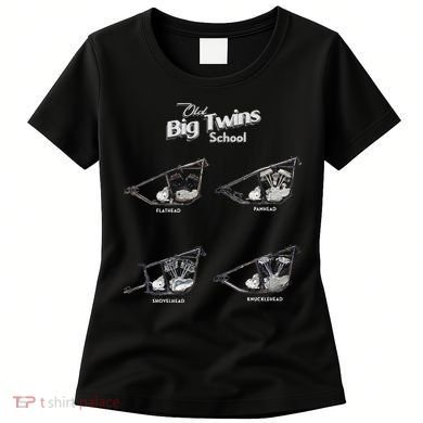 Big Twins Shovelhead Knucklehead Panhead Flathead Hd V Twin Premium Women's T-Shirt