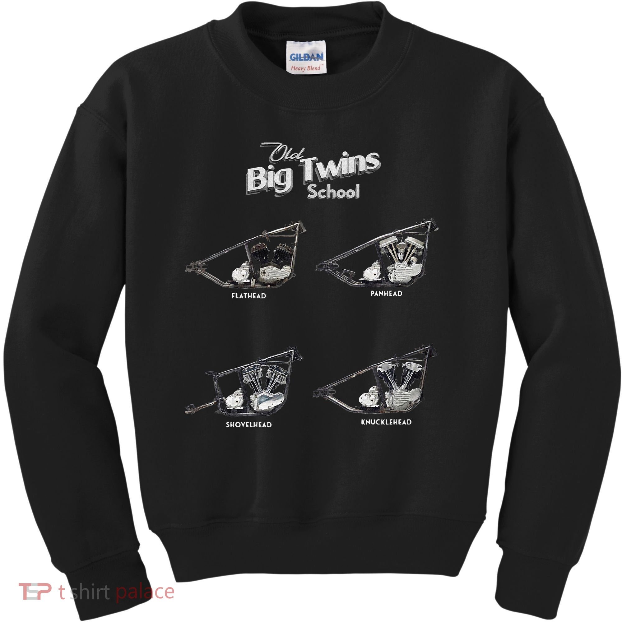 Big Twins Shovelhead Knucklehead Panhead Flathead Hd V Twin Premium Kids Sweatshirt