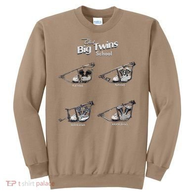 Big Twins Shovelhead Knucklehead Panhead Flathead Hd V Twin Premium Sweatshirt
