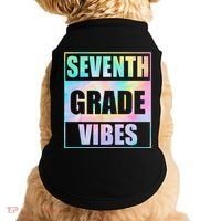 Back To School 7th Grade Vibes First Day Of School Teachers Doggie Tank thumb 0