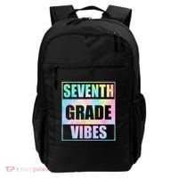 Back To School 7th Grade Vibes First Day Of School Teachers Backpack thumb 0
