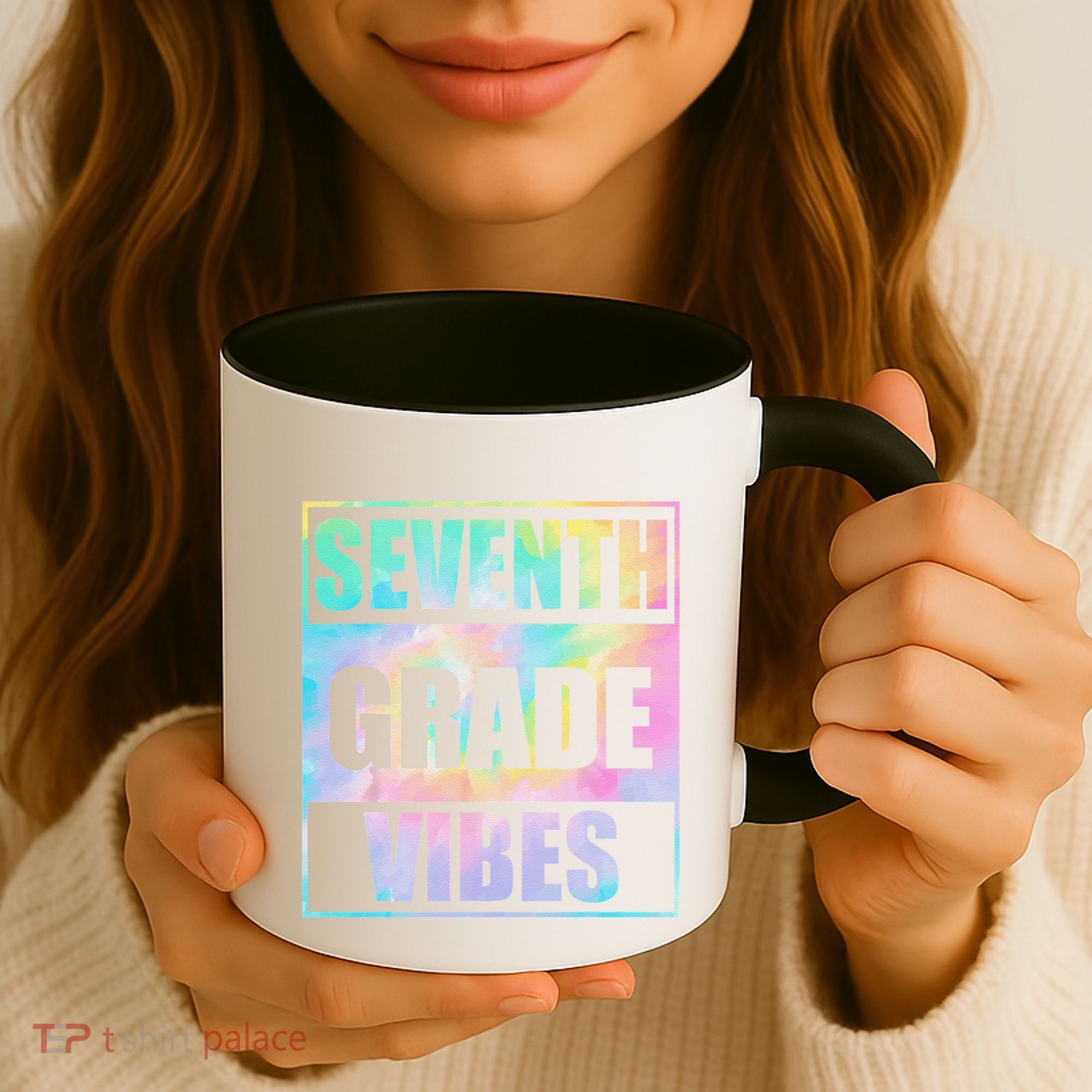 Back To School 7th Grade Vibes First Day Of School Teachers Coffee Mug