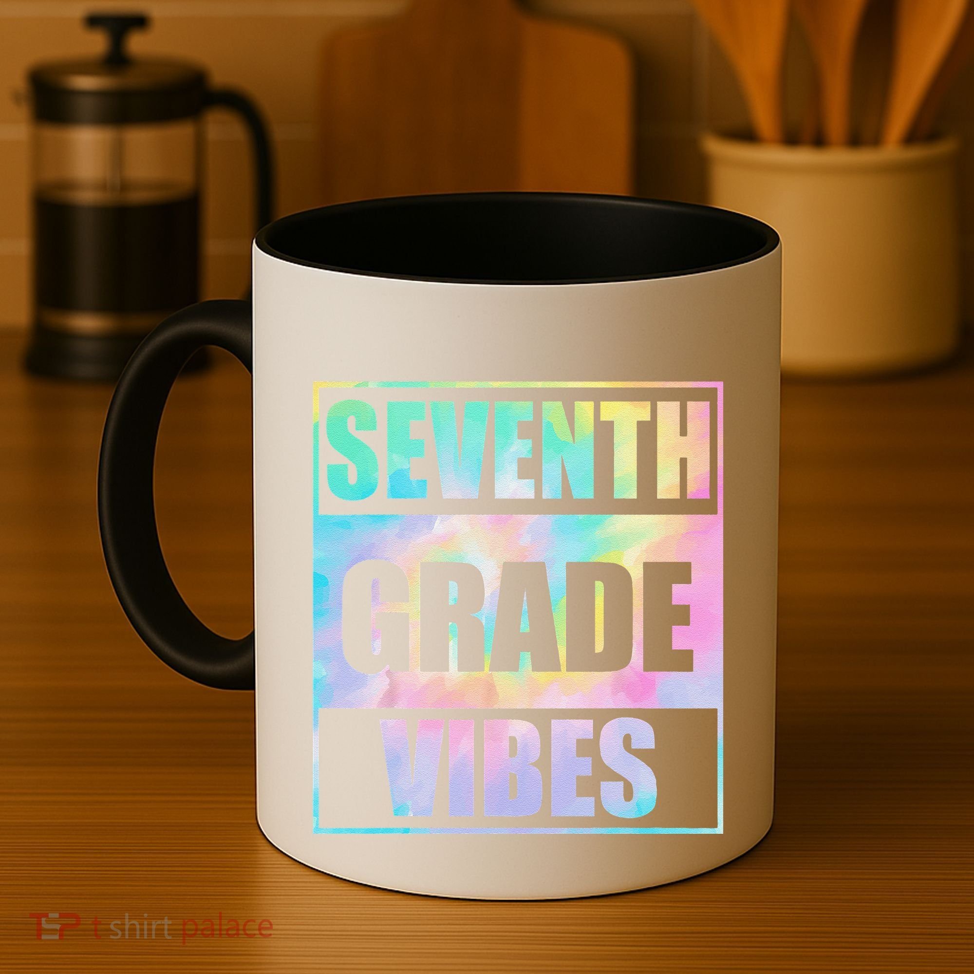 Back To School 7th Grade Vibes First Day Of School Teachers Coffee Mug