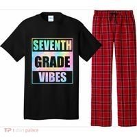 Back To School 7th Grade Vibes First Day Of School Teachers Pajama Set thumb 0
