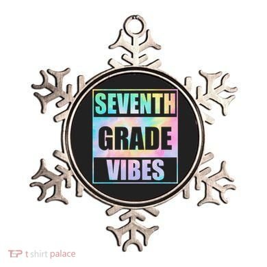Back To School 7th Grade Vibes First Day Of School Teachers Ornament