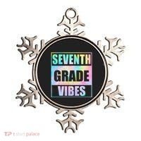 Back To School 7th Grade Vibes First Day Of School Teachers Ornament thumb 0