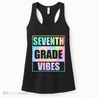 Back To School 7th Grade Vibes First Day Of School Teachers Women's Tank Top thumb 0