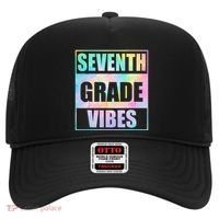 Back To School 7th Grade Vibes First Day Of School Teachers Hat thumb 0