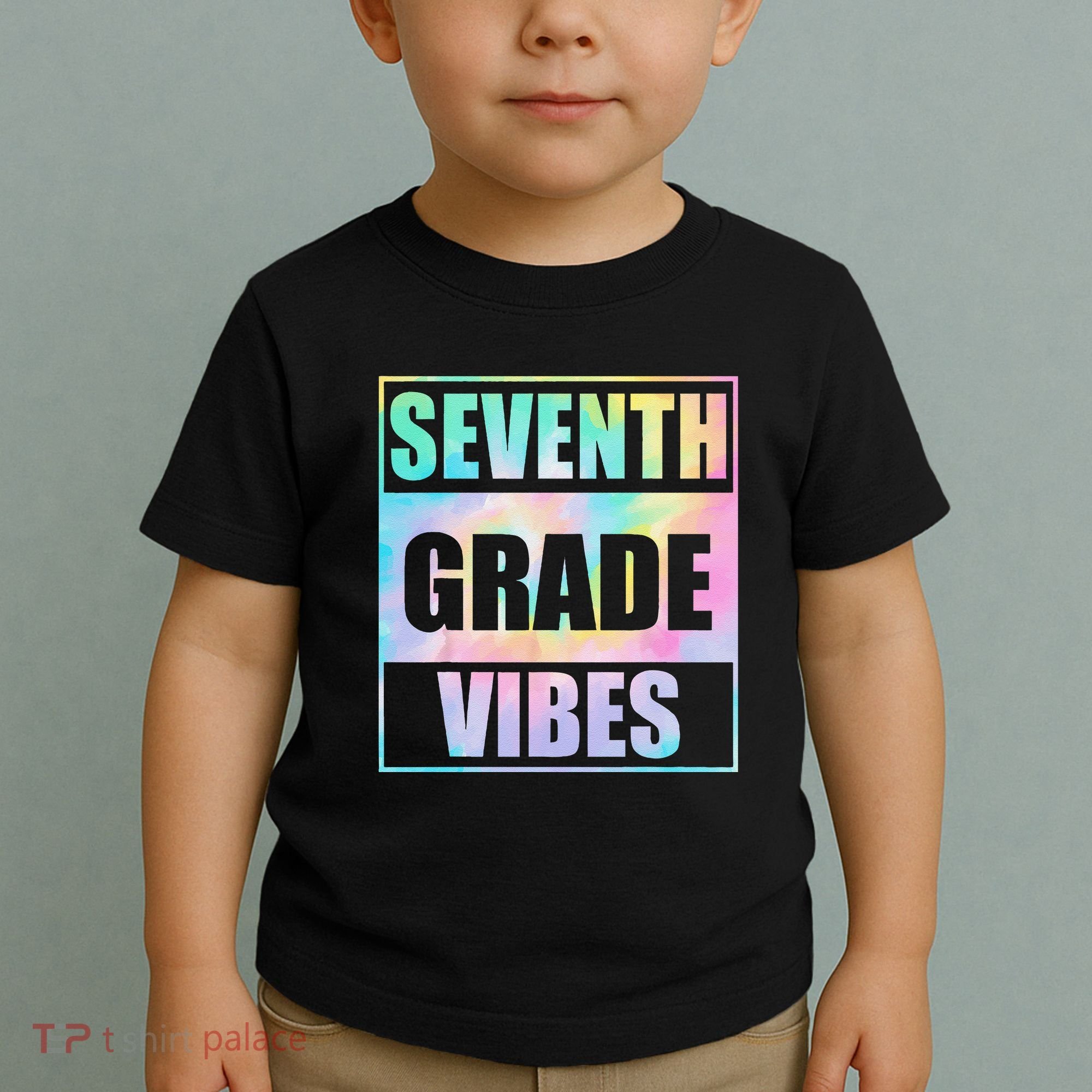 Back To School 7th Grade Vibes First Day Of School Teachers Toddler T-Shirt