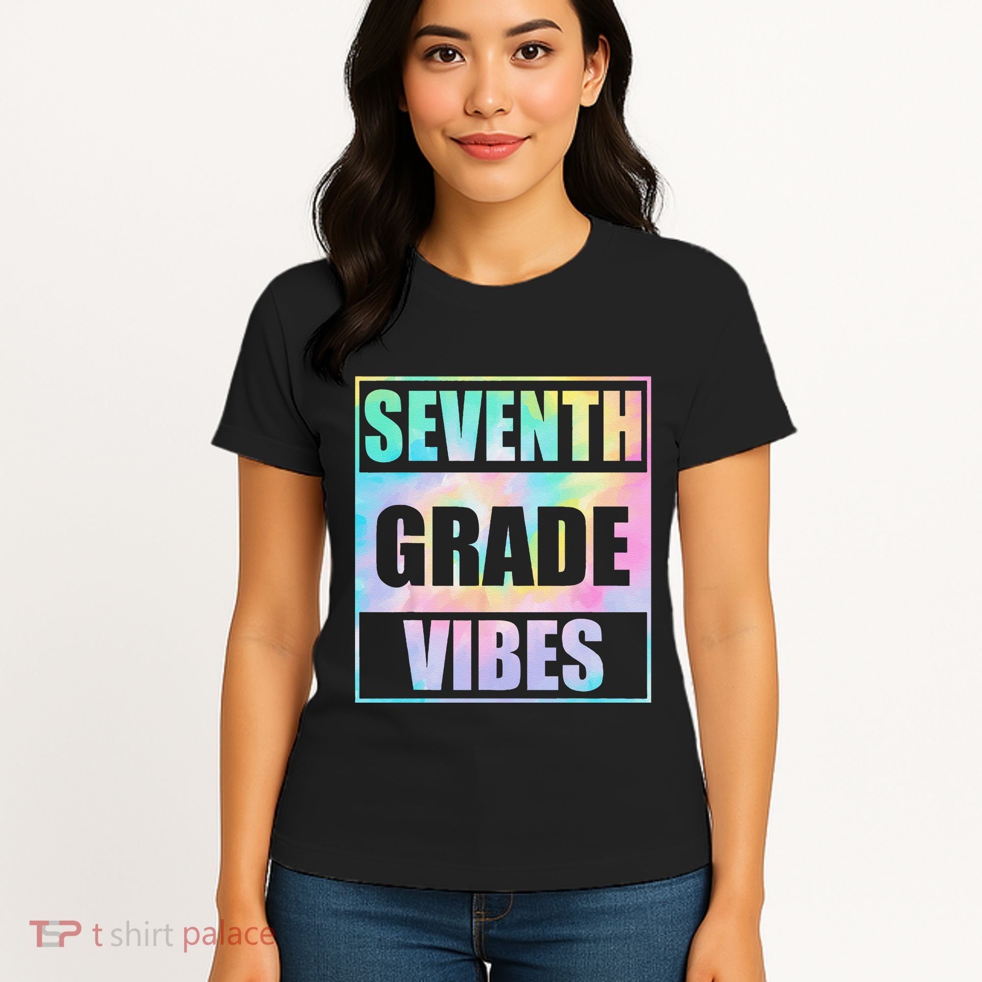 Back To School 7th Grade Vibes First Day Of School Teachers Women's T-Shirt