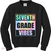 Back To School 7th Grade Vibes First Day Of School Teachers Kids Sweatshirt thumb 0